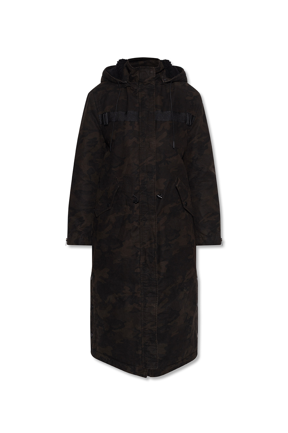 Allsaints indra 2024 check coat